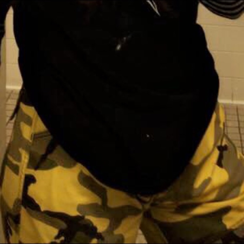 Yellow camo pants